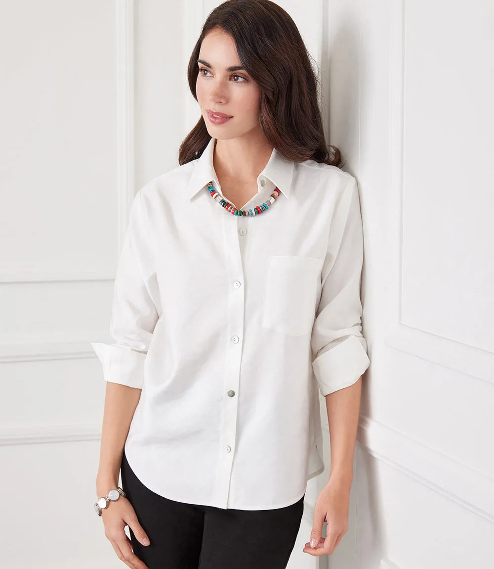 Ruched Sleeve Shirt