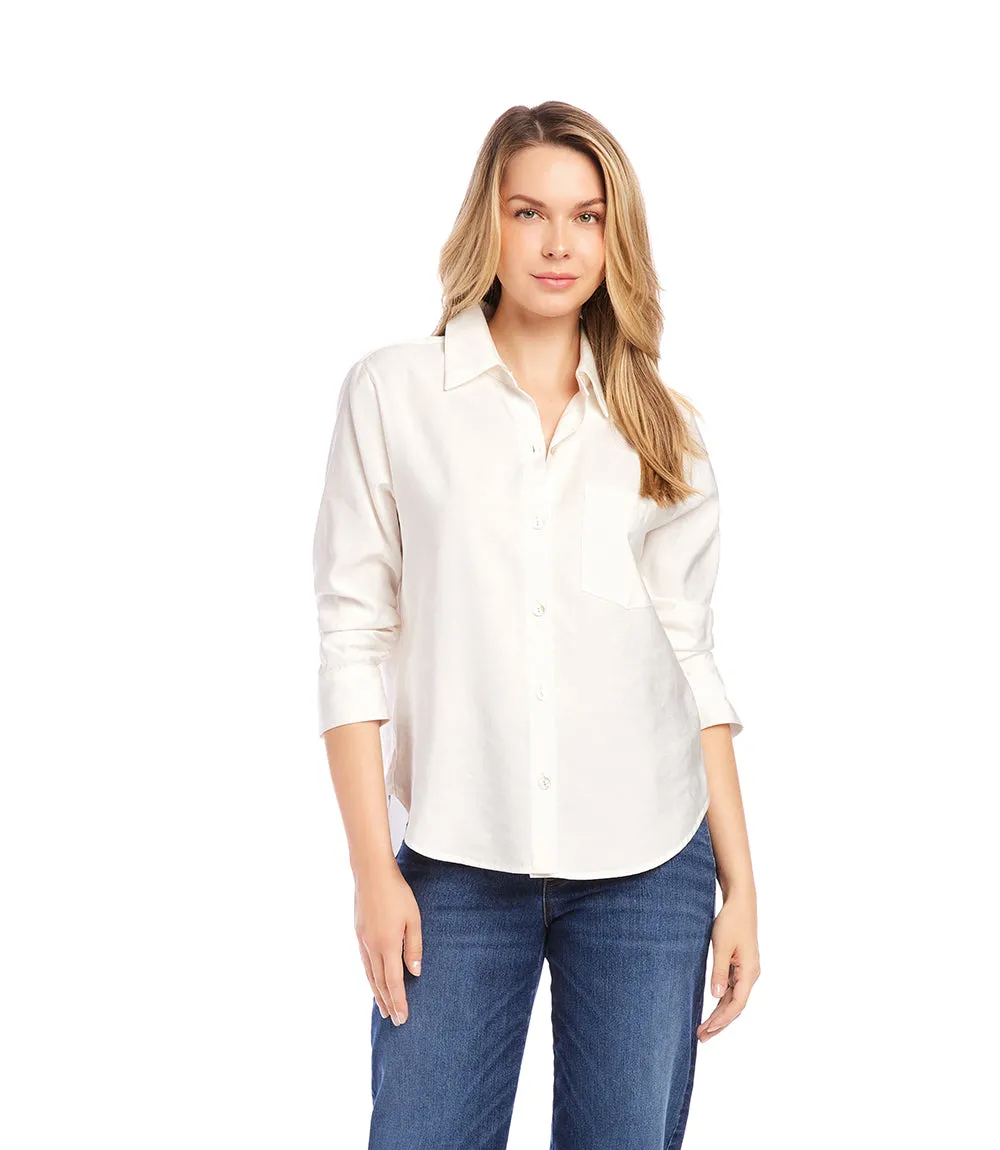 Ruched Sleeve Shirt