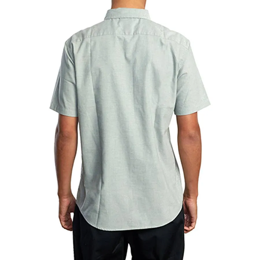 RVCA Men's Short Sleeve That'll Do Stretch Button-Up Shirt