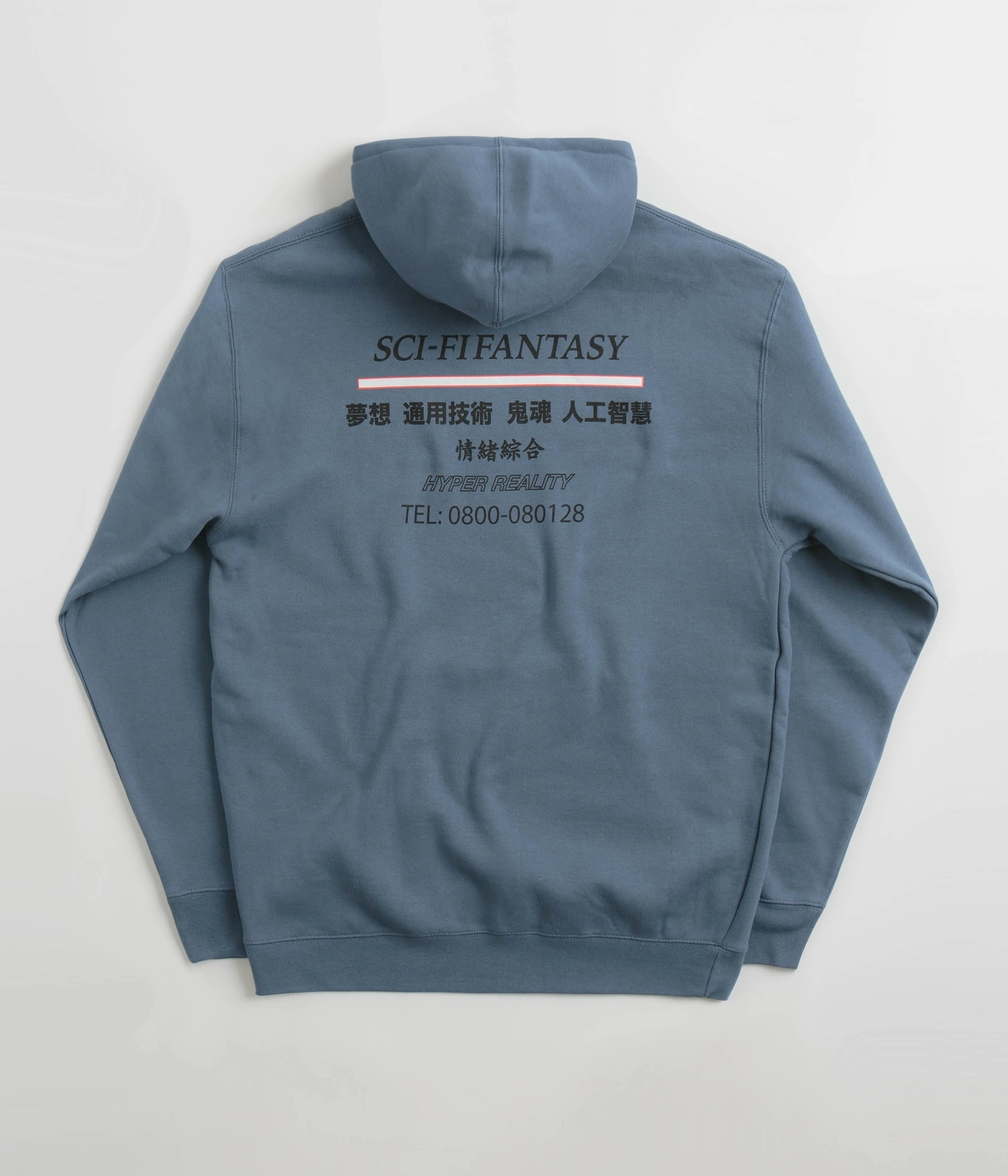 Sci-Fi Fantasy Industrial Hoodie - Storm Blue