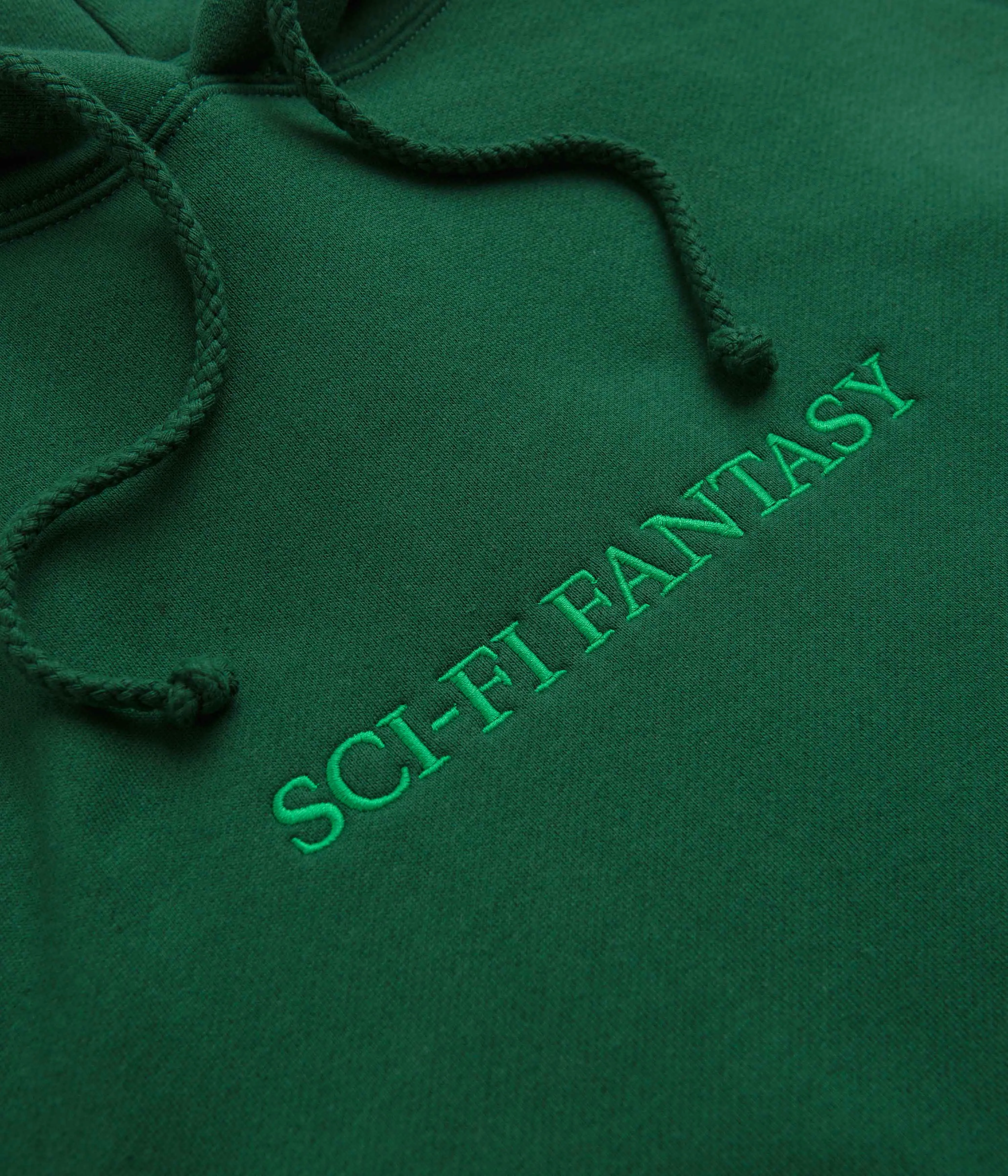 Sci-Fi Fantasy Logo Hoodie - Dark Green