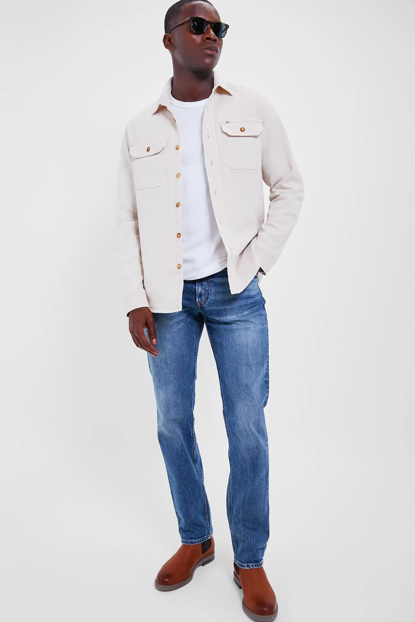 Sea Salt Sunwashed Shirt Jacket