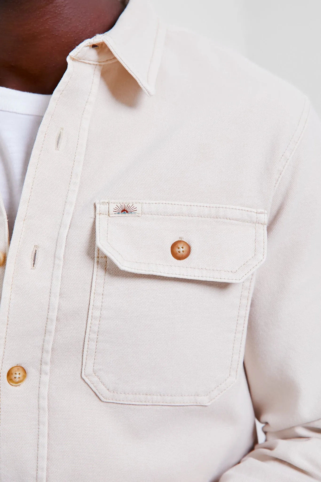 Sea Salt Sunwashed Shirt Jacket