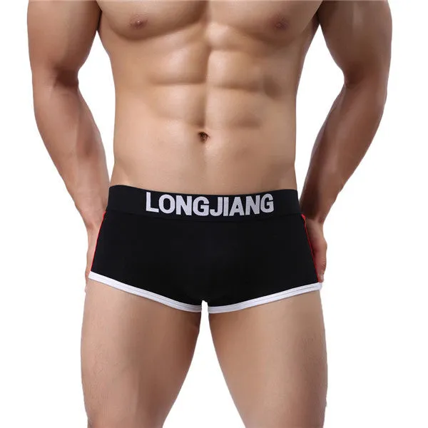 Sexy Mens Flat Angle Underwear comfortable Shorts Pouch Soft Underpants