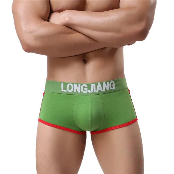 Sexy Mens Flat Angle Underwear comfortable Shorts Pouch Soft Underpants