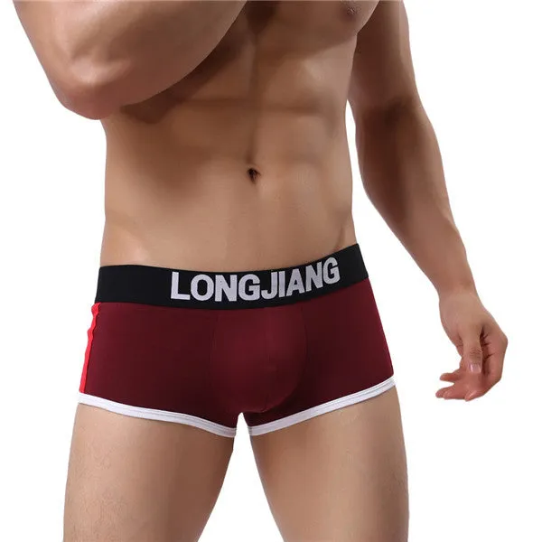 Sexy Mens Flat Angle Underwear comfortable Shorts Pouch Soft Underpants