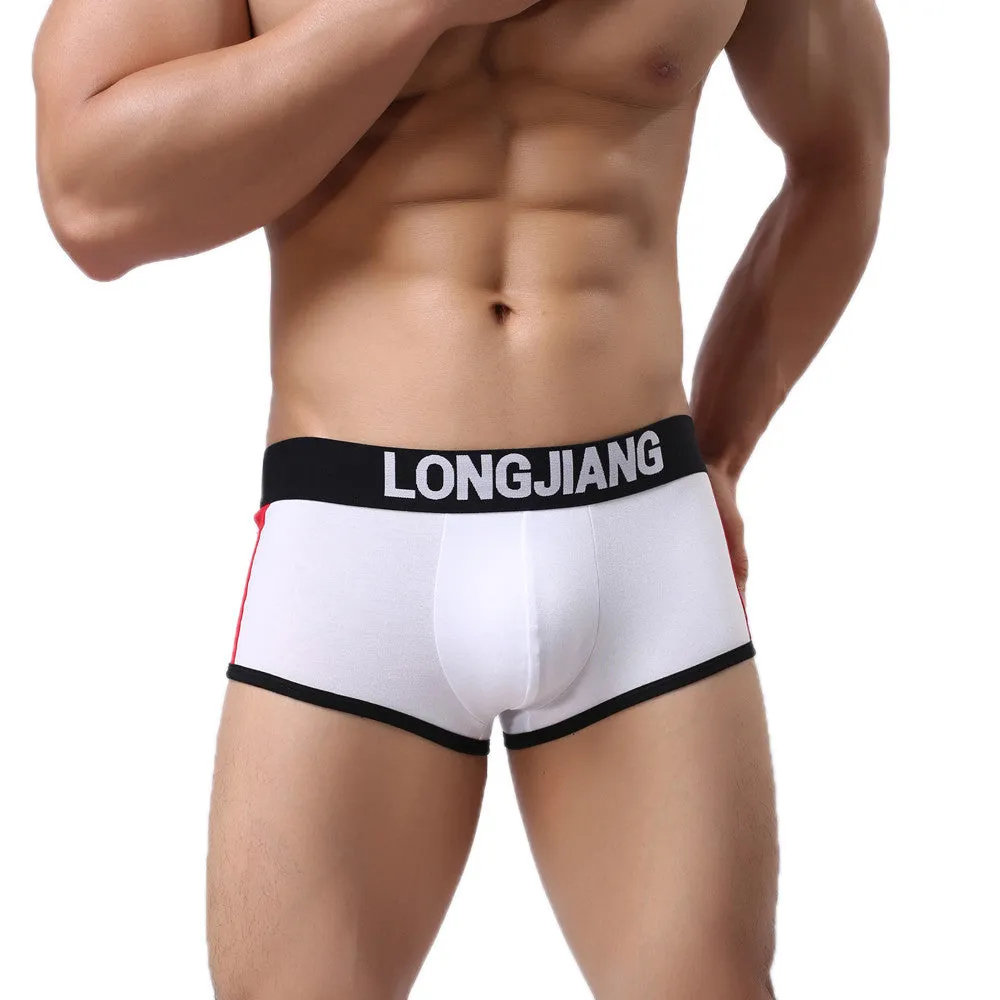 Sexy Mens Flat Angle Underwear comfortable Shorts Pouch Soft Underpants