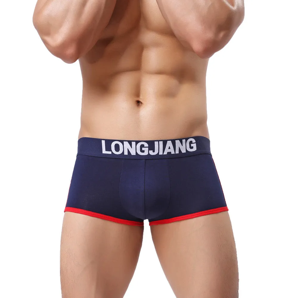 Sexy Mens Flat Angle Underwear comfortable Shorts Pouch Soft Underpants