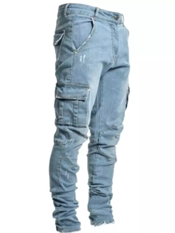 Skinny Cargo Jeans For Men