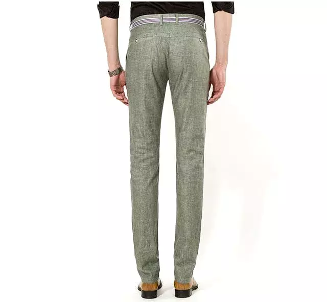 Slim Fit Casual Linen Pants For Men