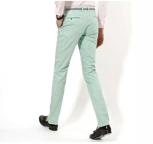 Slim Fit Casual Linen Pants For Men