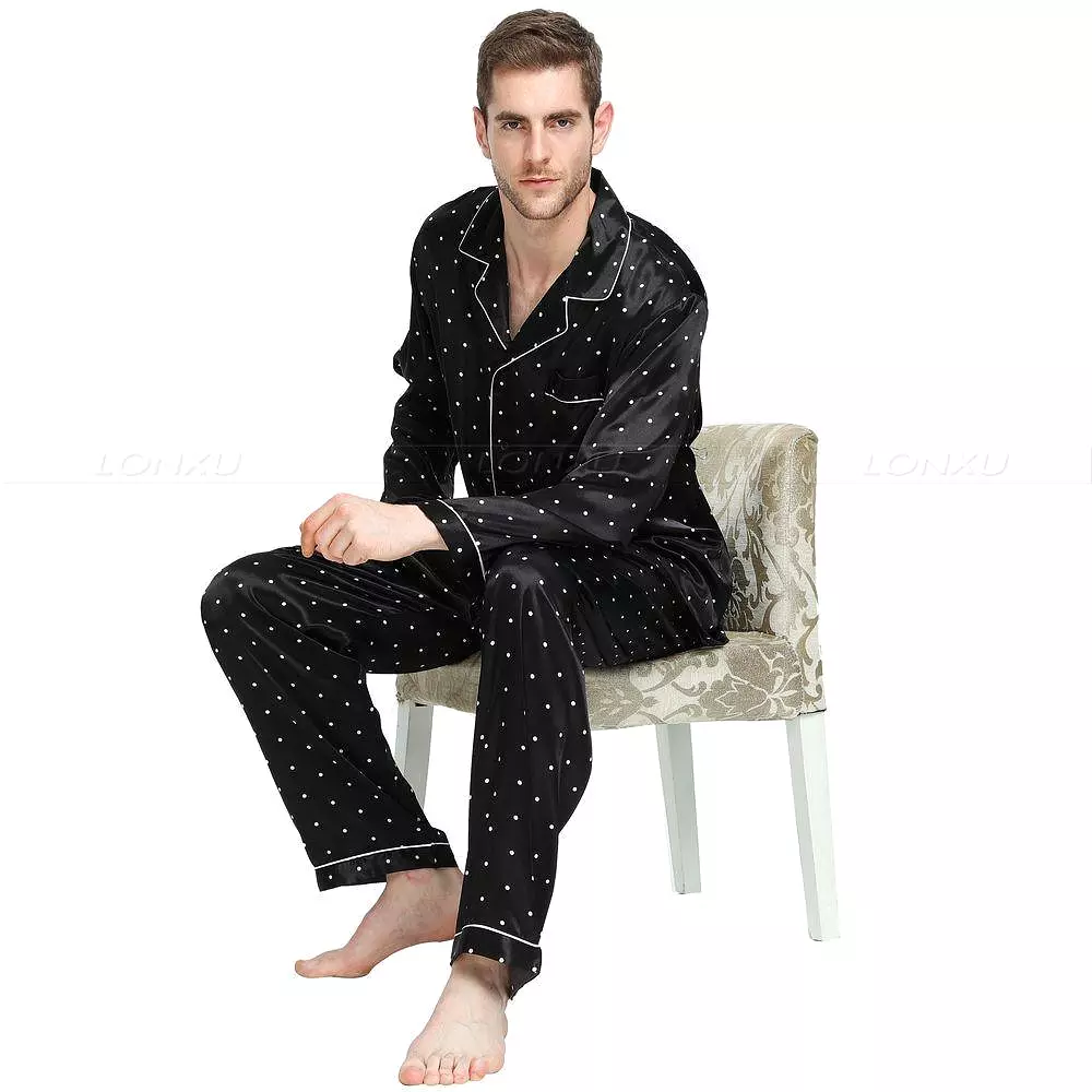 Staying Late Men Pajamas Set