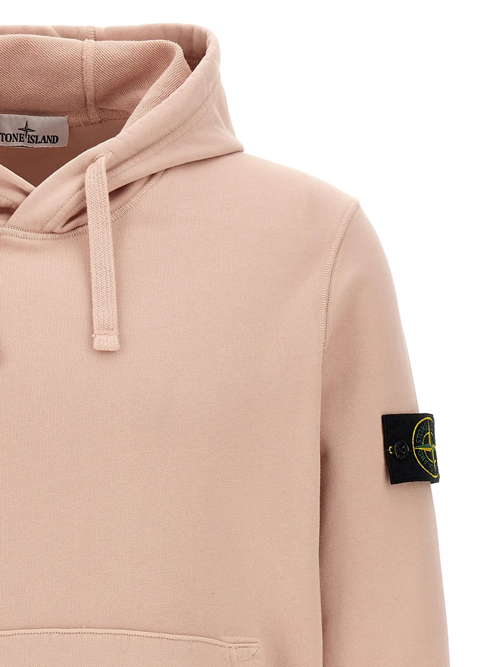 Stone Island Logo Badge Hoodie