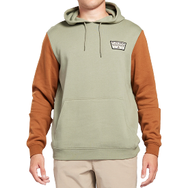 Throttle Blocked Pullover Fleece Hoodie