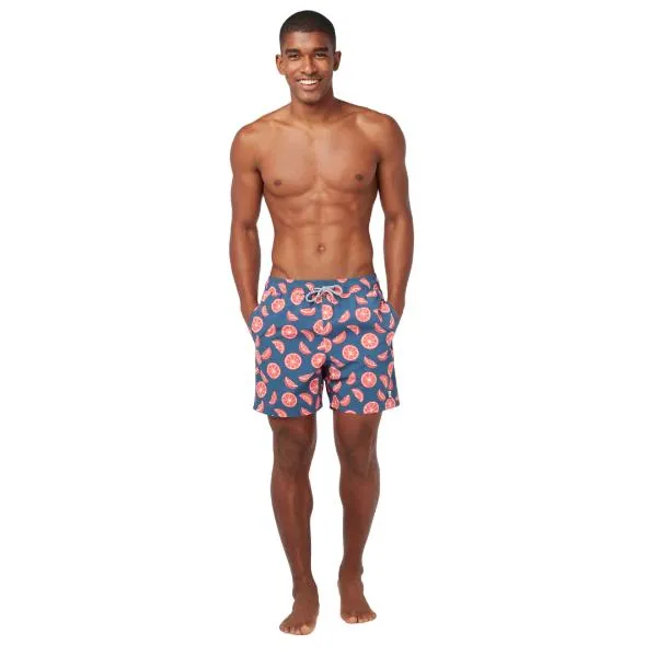 TOM & TEDDY - Men's Shorts (Blue & Rouge Citrus)