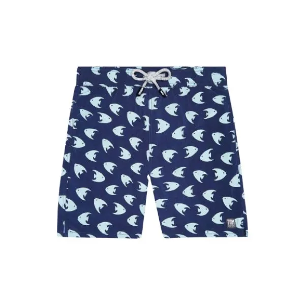 TOM & TEDDY - Men's Shorts (Deep Blue & Angel Fish)