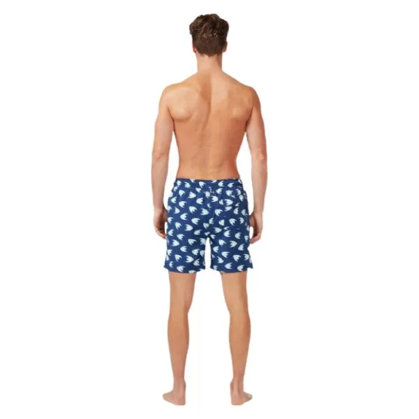 TOM & TEDDY - Men's Shorts (Deep Blue & Angel Fish)