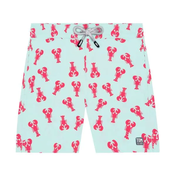 TOM & TEDDY - Men's Shorts  (Light Blue & Berry Lobster)