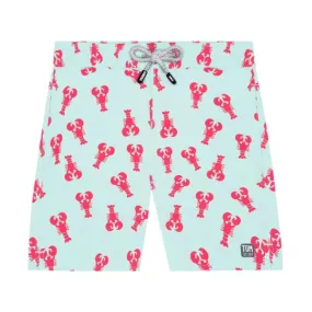 TOM & TEDDY - Men's Shorts  (Light Blue & Berry Lobster)