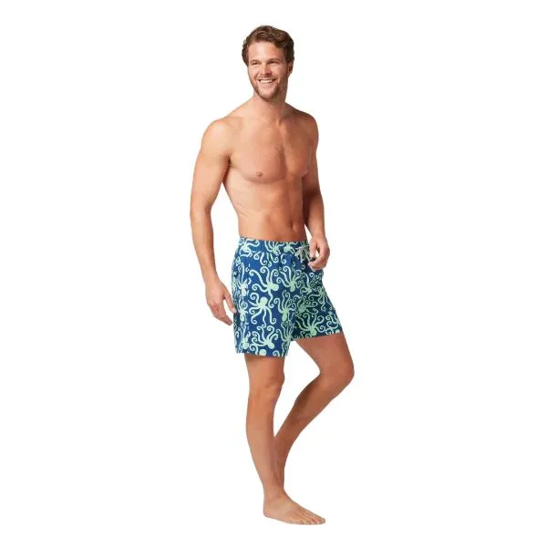 TOM & TEDDY - Men's Shorts  (Navy & Mint Octopus)