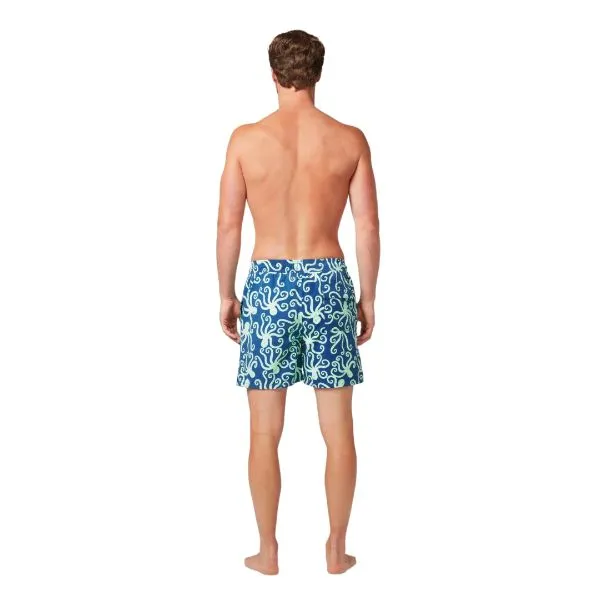 TOM & TEDDY - Men's Shorts  (Navy & Mint Octopus)