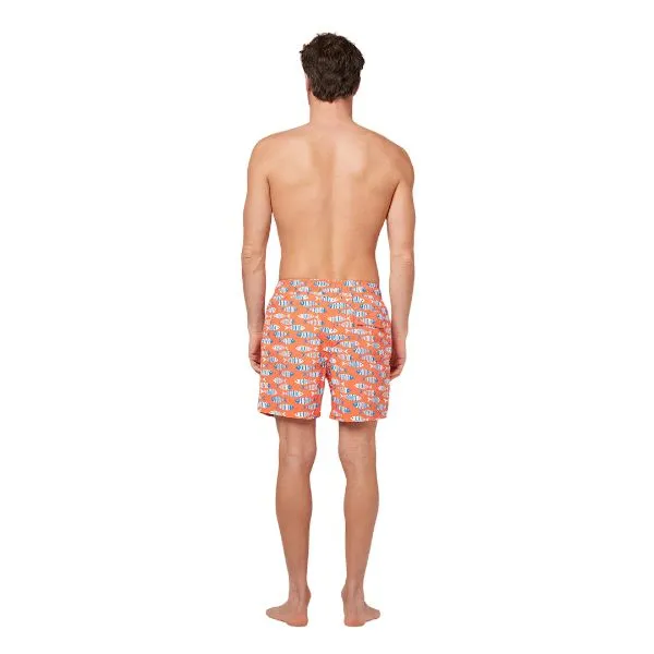 TOM & TEDDY - Men's Shorts  (Orange Striped Fish)