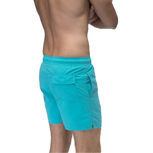 TOM & TEDDY - Men's Shorts (Solid Pool Blue)