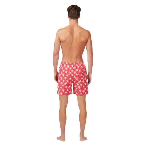 TOM & TEDDY - Men's Shorts(Rose & Blue Starfish)