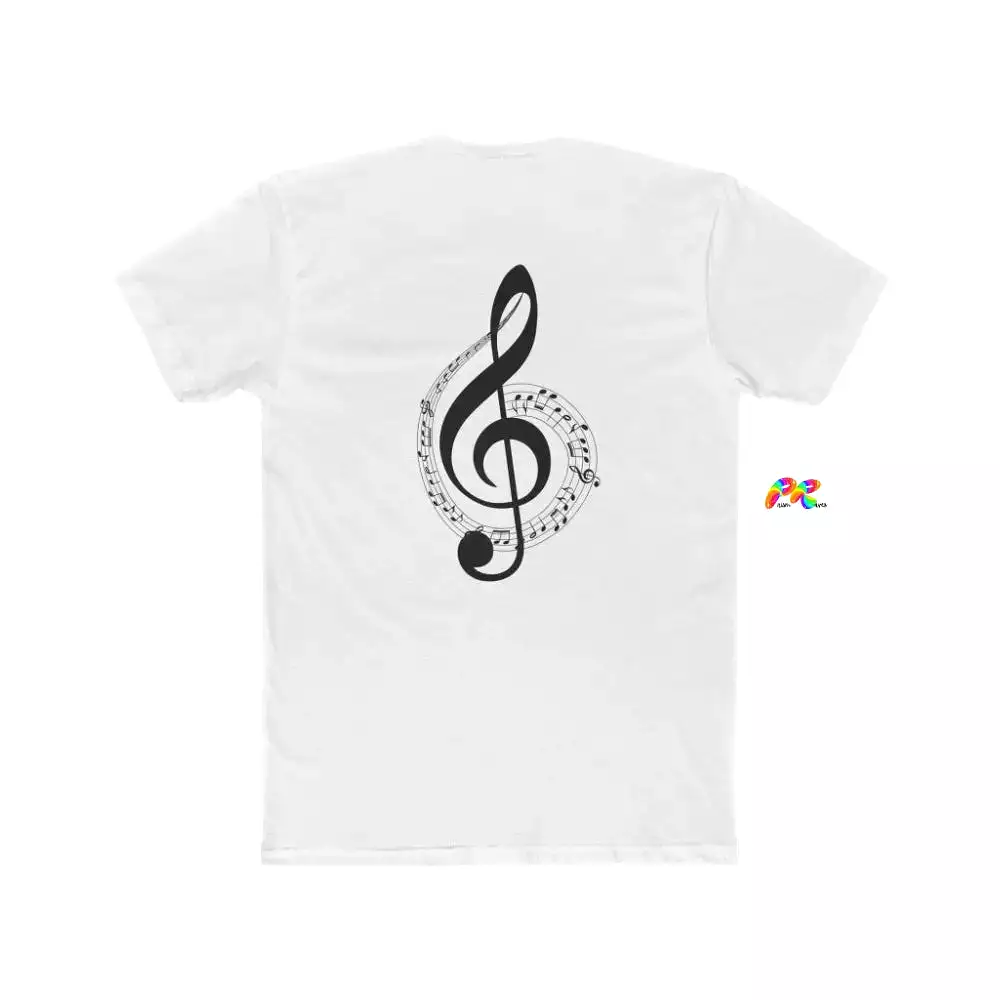 Treble Clef Shirt Men's Cotton Crew T-Shirt