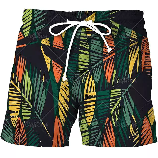 Tropical Beach Shorts For Men