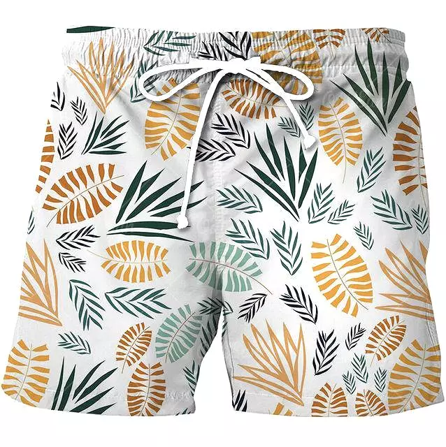 Tropical Beach Shorts For Men