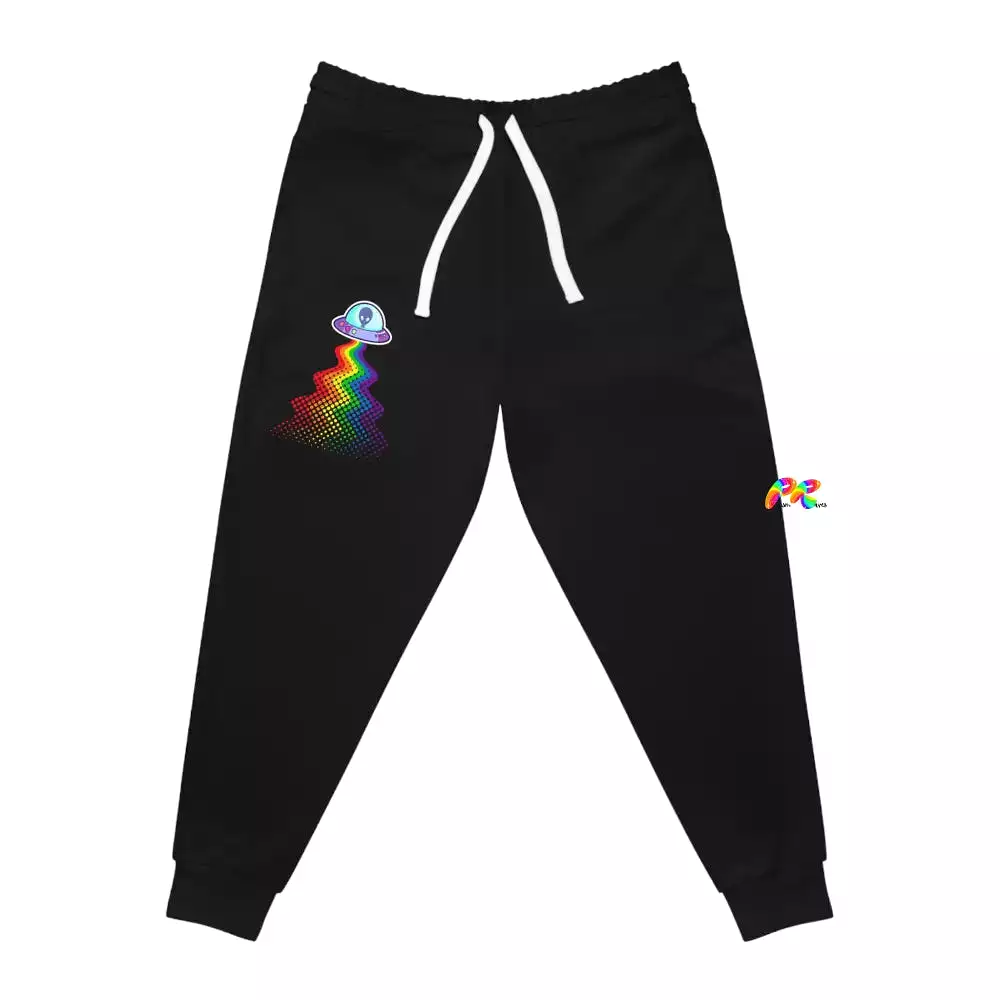 Unisex UFO Rainbow Athletic Joggers