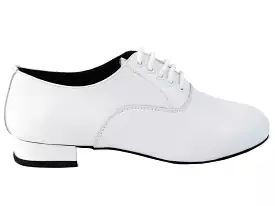 Very Fine C919101 Men's White Leather Ballroom Dance Shoes