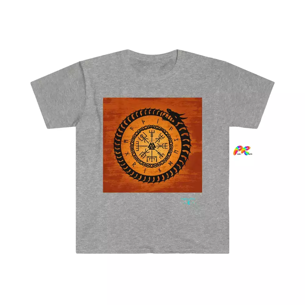 Viking Compass Unisex Softstyle T-Shirt