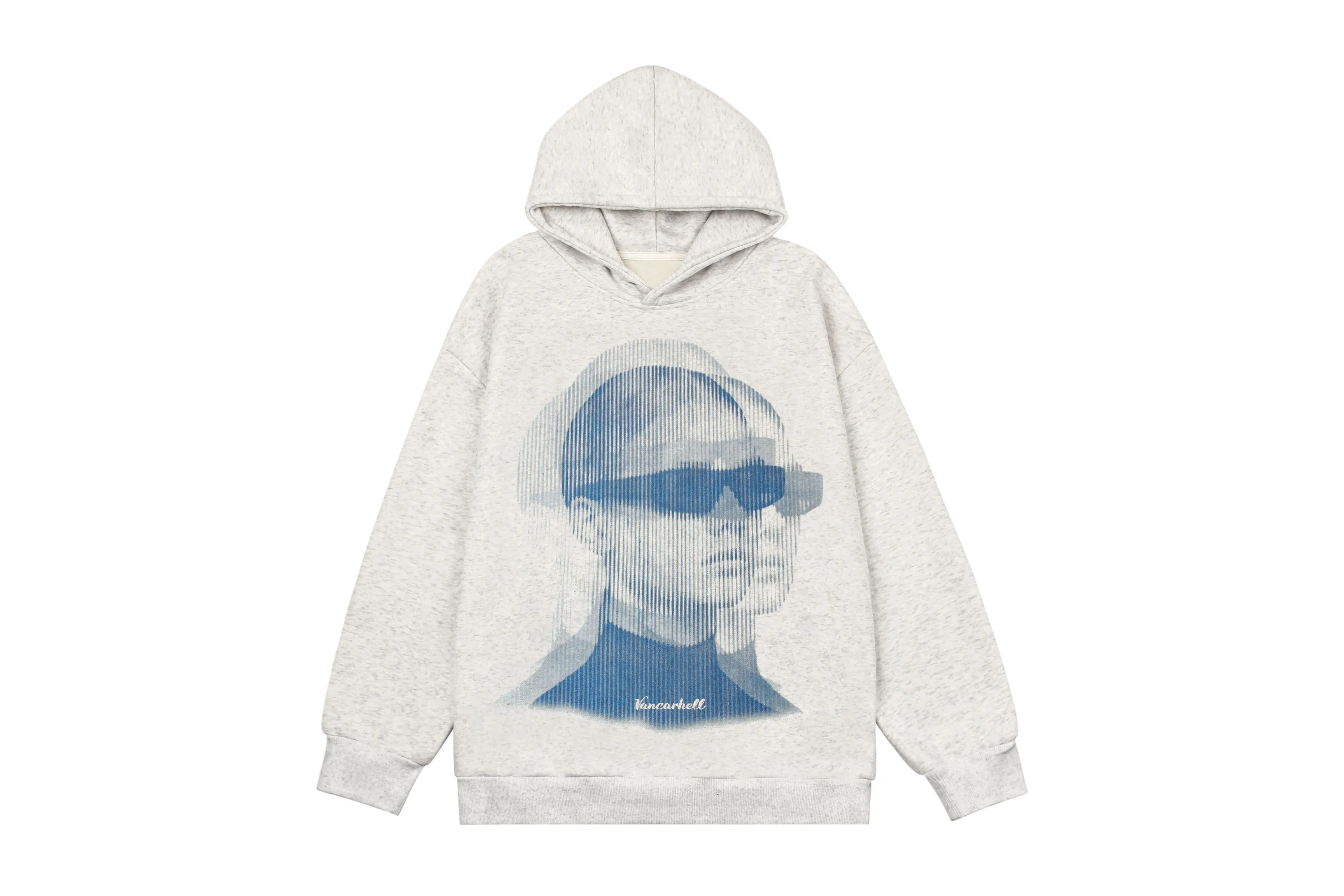 Visionary Edge | Abstract Face Graphic Hoodie