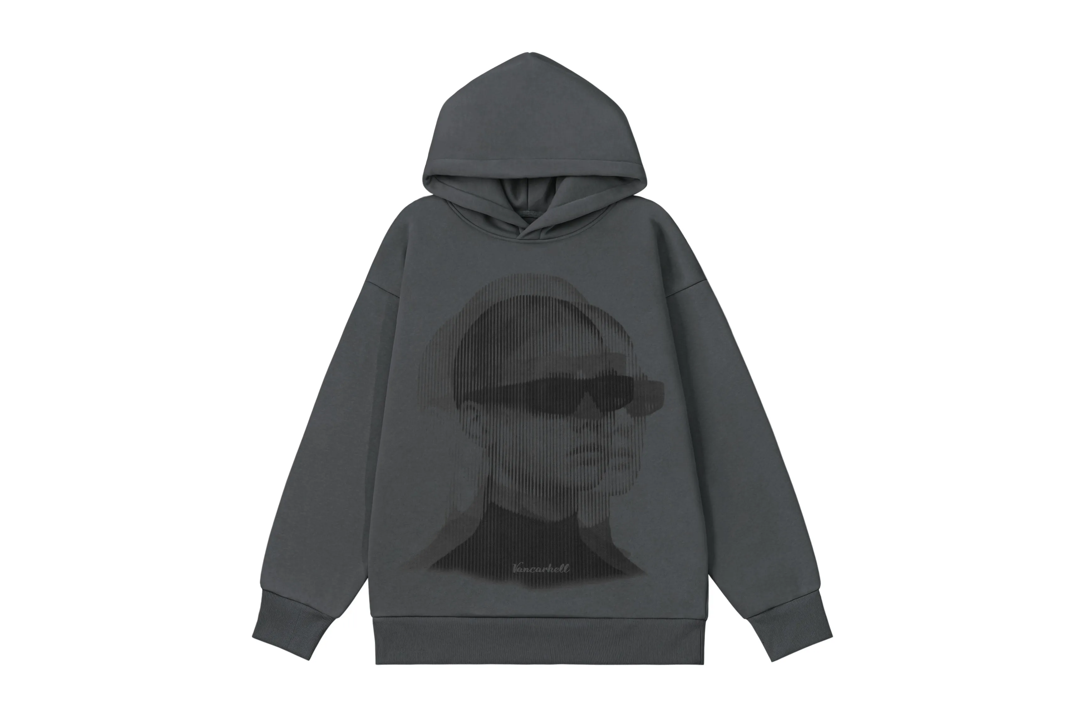 Visionary Edge | Abstract Face Graphic Hoodie