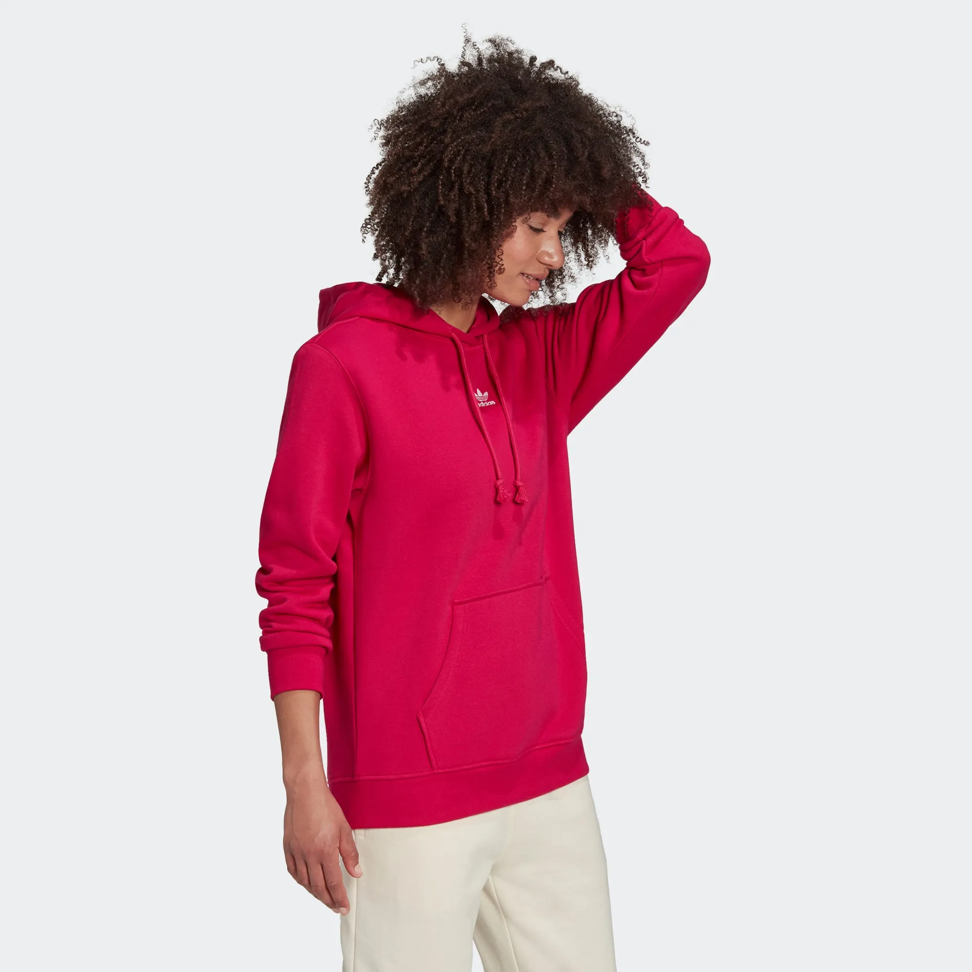 Women’s adidas Originals Adicolor Essentials Fleece Hoodie Bold Pink