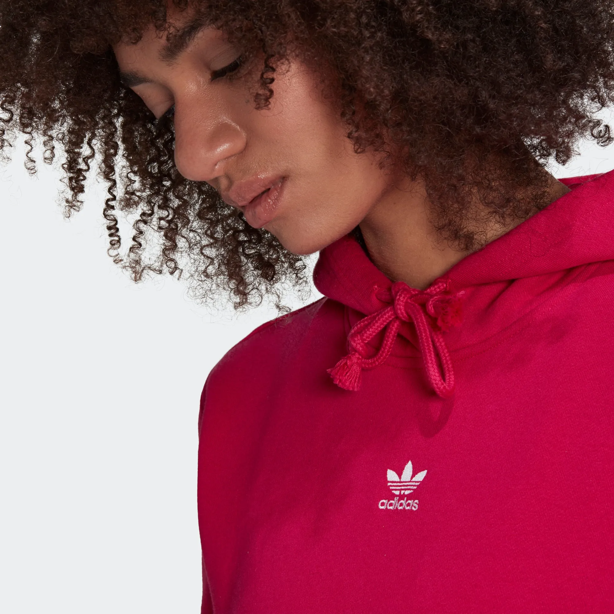 Women’s adidas Originals Adicolor Essentials Fleece Hoodie Bold Pink