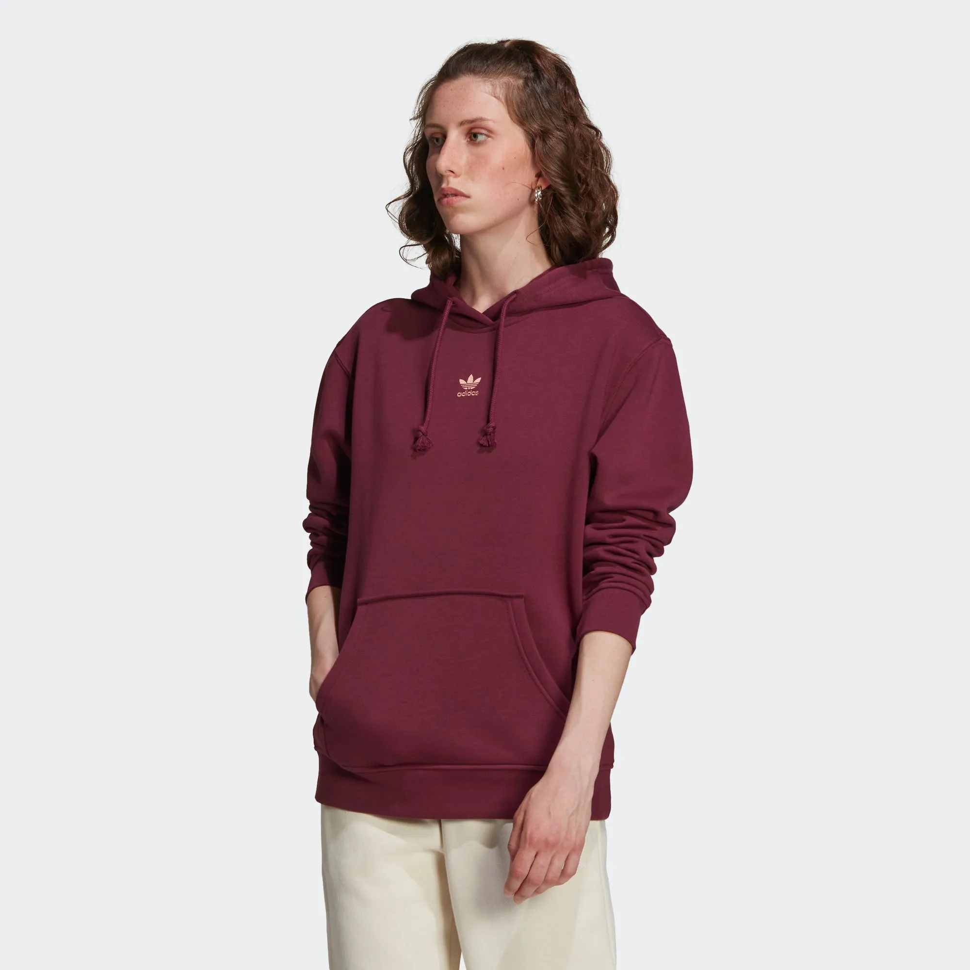 Women’s adidas Originals Adicolor Essentials Fleece Hoodie Victory Crimson