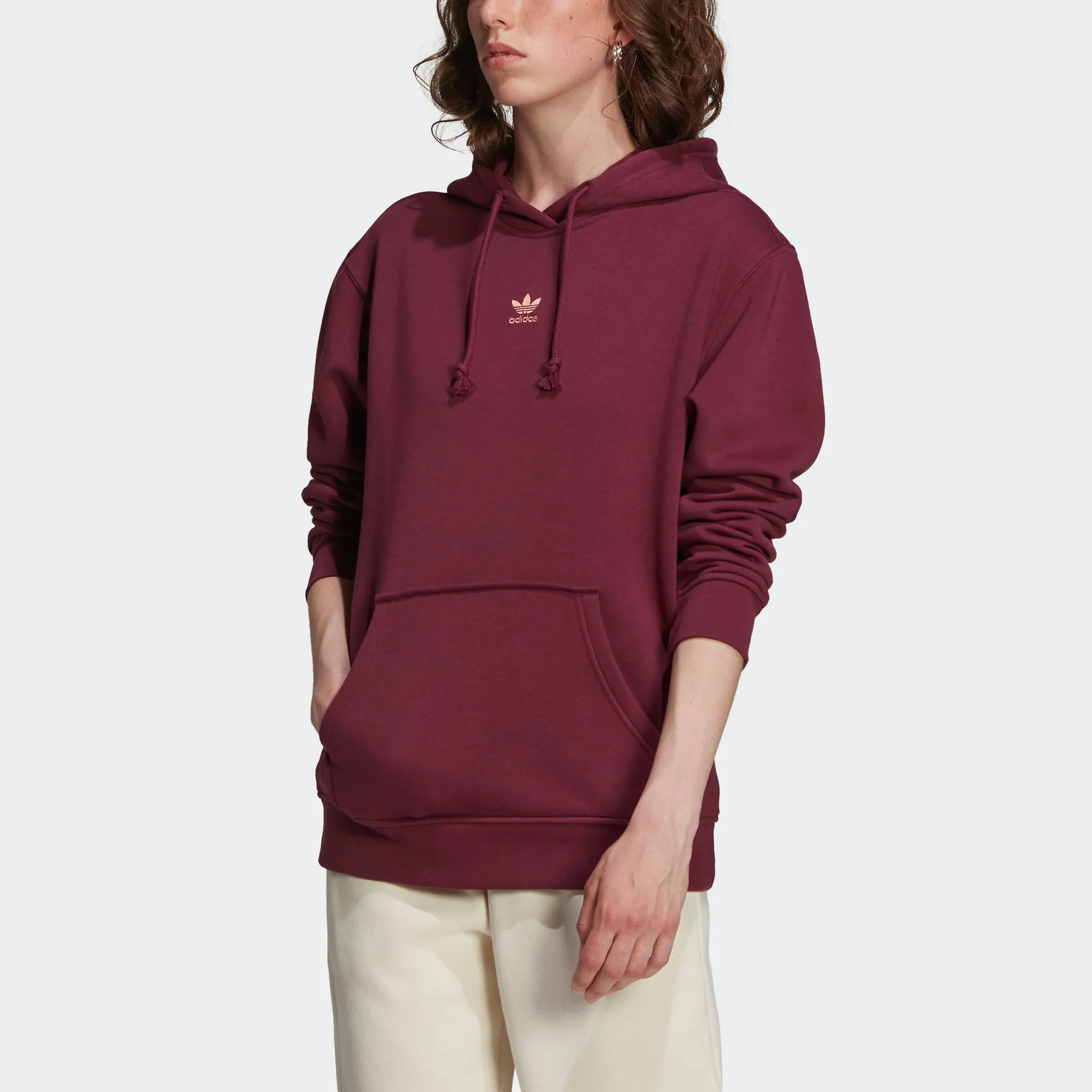 Women’s adidas Originals Adicolor Essentials Fleece Hoodie Victory Crimson