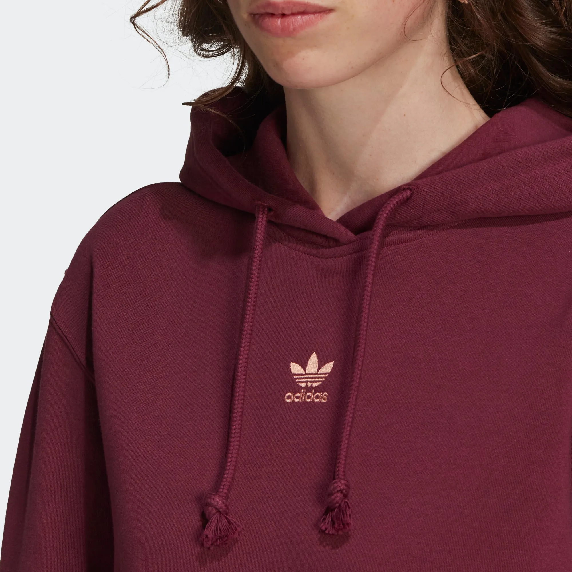 Women’s adidas Originals Adicolor Essentials Fleece Hoodie Victory Crimson