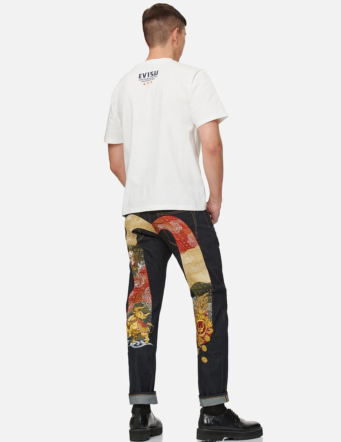 Year of the Ox Slim Straight fit Denim Jeans