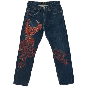 Zen Phoenix Airbrushed Jeans